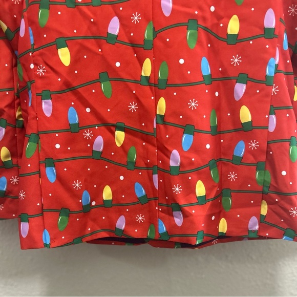 Opposuits Holiday Christmas Light String Suit Coat Large - Picture 4 of 6